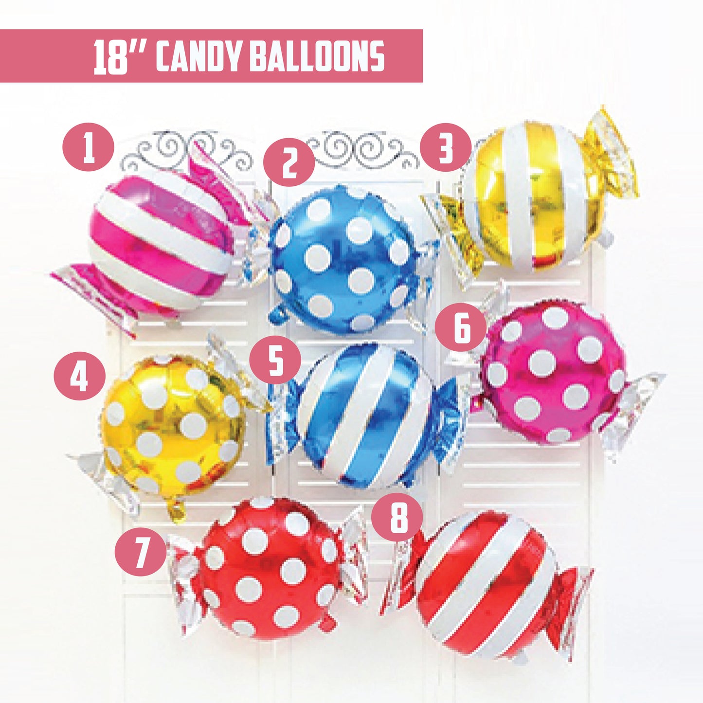 18'' Candy Foil Balloon