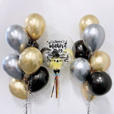 24'' Personalised Balloon Chrome Balloon Bundle Set
