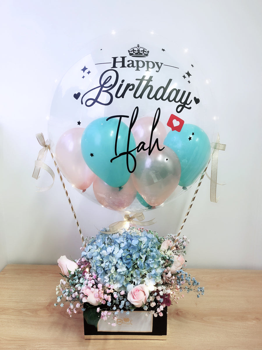 HotAirBalloon Jumbo Flower Box Bloop Balloons