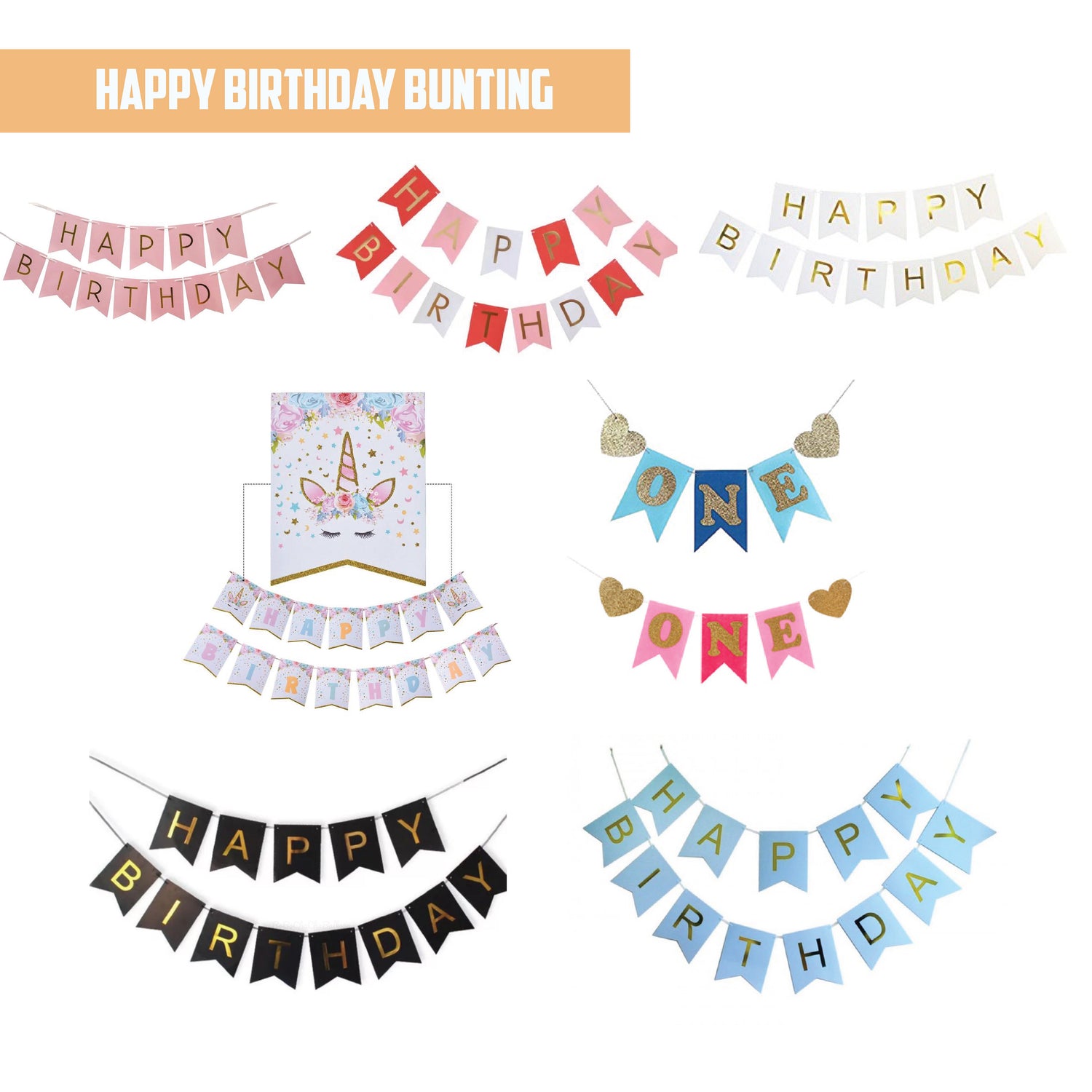 Bunting & Banners in Singapore — Party, Celebration & Event Decor