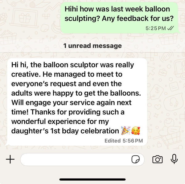 — Birthday Party Client