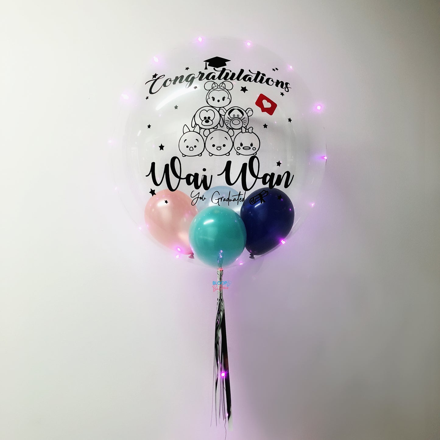 24'' personalised balloon for graduation