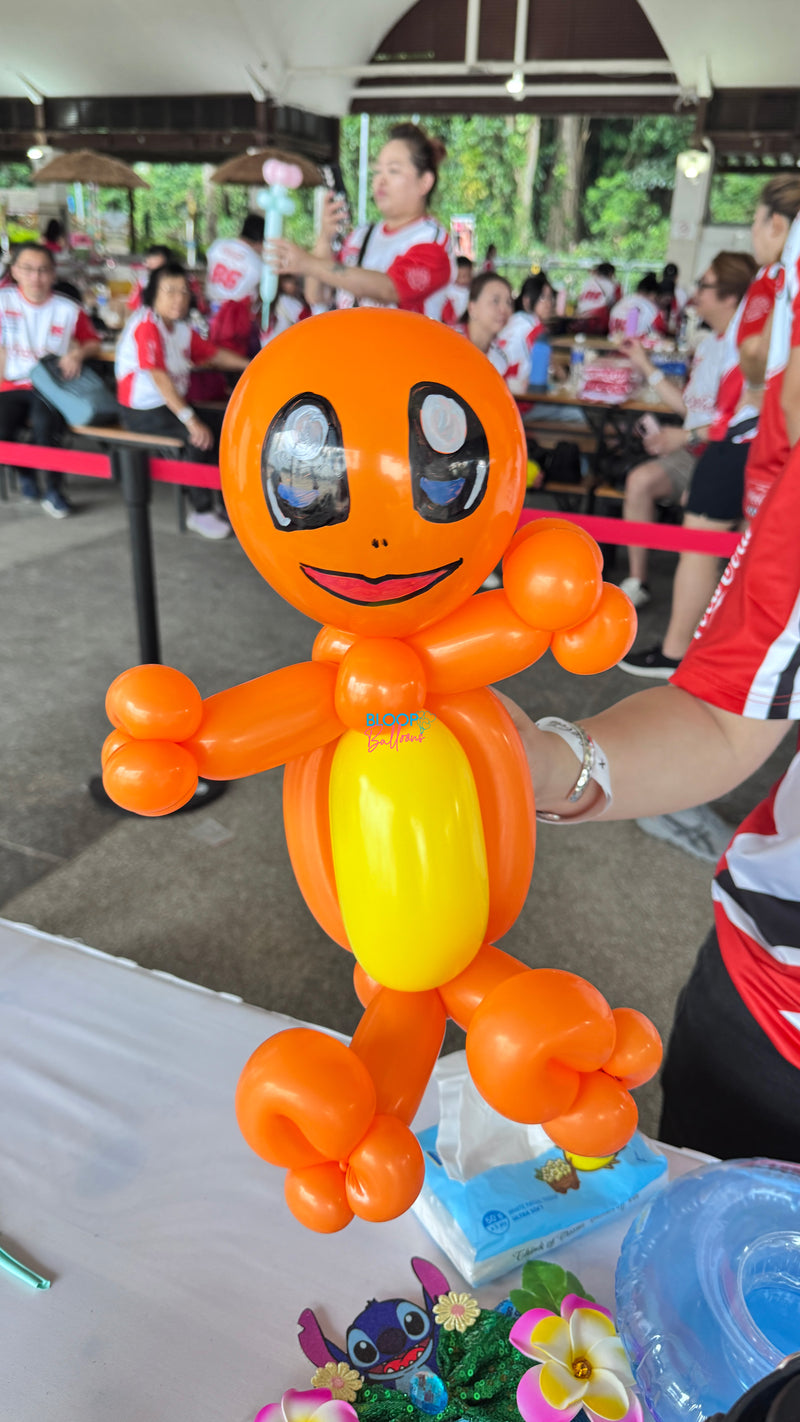 Charmander Character Balloon Twisting