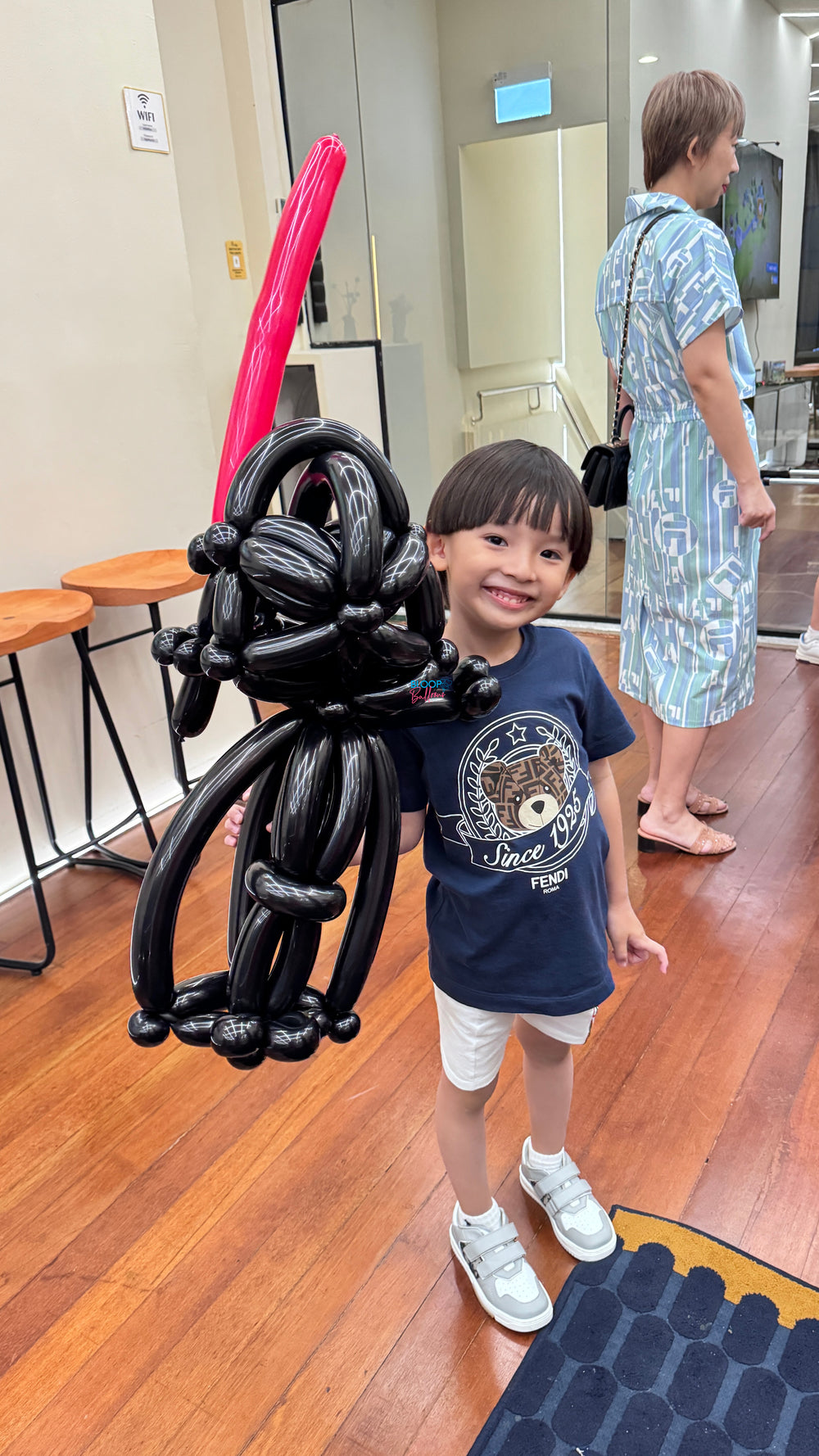 Darth Vader Star Wars balloon sculpting design in Singapore by Bloop Balloons