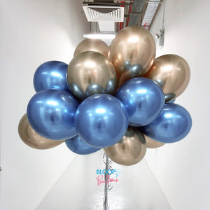 20pcs In A Bundle - 12'' Helium Chrome Latex Balloon Package