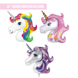 24'' Personalised Balloon with Jumbo Unicorn Balloon Bundle Set bloop-balloons.myshopify.com