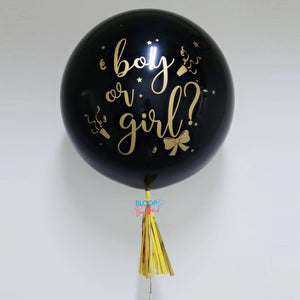 Gender Reveal Boy Or Girl?_36'' Jumbo Personalised Balloon