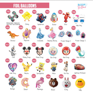 Air-Filled Foil Balloon - Characters