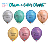 Chrome Latex Balloon Color Chart 