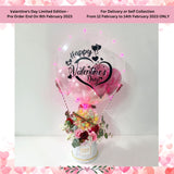 [MEDIUM] Hot Air Balloon Coconut Candy Balls Flower Box - Limited Valentine's Day Series