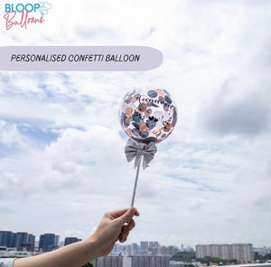 5'' Personalised Confetti Balloon
