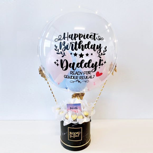 Hot Air Balloon Mini Balloons Photo Pulling Box