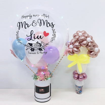 [SMALL] Hot Air Balloon Flower Box - Wedding bloop-balloons.myshopify.com