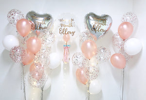 24'' Personalised Balloons with Side Balloons Bundle 