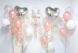 24'' Personalised Balloons with Side Balloons Bundle 