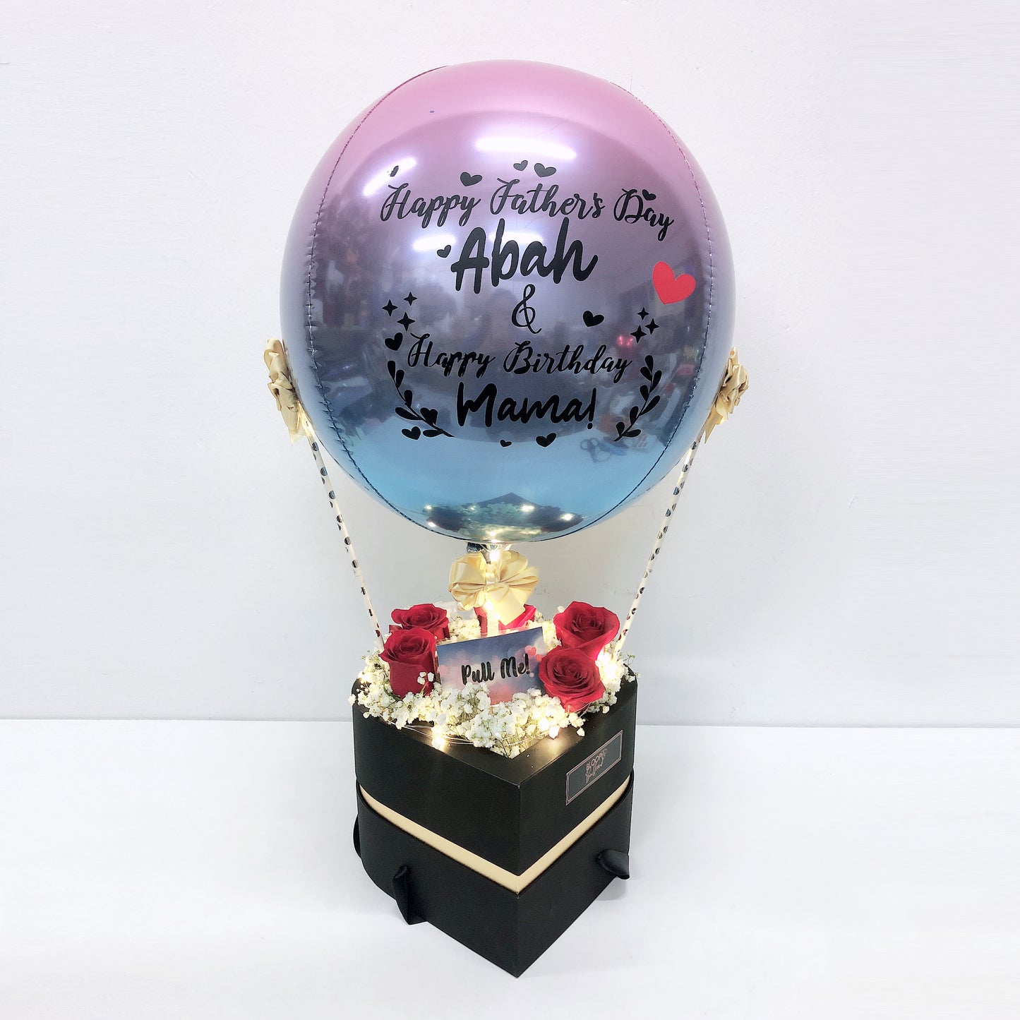 [NEW] Ombre Hot Air Balloon Money Pulling + Photo Memories Box