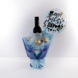 5'' Personalised Balloon With Jacob's Creek Shiraz Caberner Mini and Ferrero Rocher Bouquet