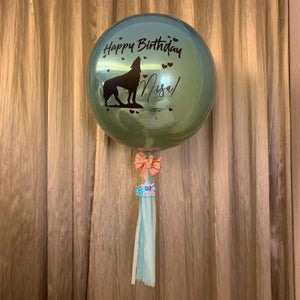 Personalised Ombre Orbz Balloons bloop-balloons.myshopify.com