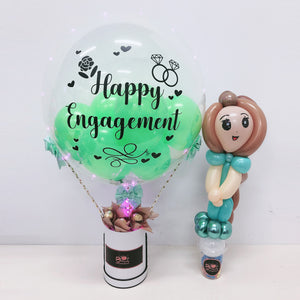 [SMALL] Hot Air Balloon Ferreo Rocher Box - Engagement/Wedding bloop-balloons.myshopify.com