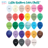 36" Confetti Latex balloon with 2 bouquets of 7 Balloons - Pastel Color