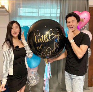 36'' Jumbo Gender Reveal Balloon - Maxi Lim and Kylolizy