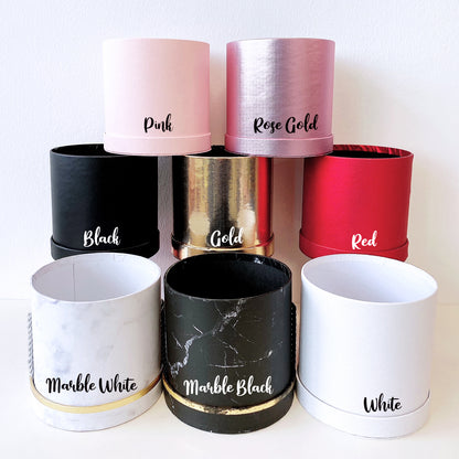 Round Cylinder Box Color Chart