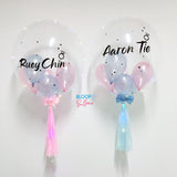 Wedding Couple 24'' Customised Led Bubble Balloon 