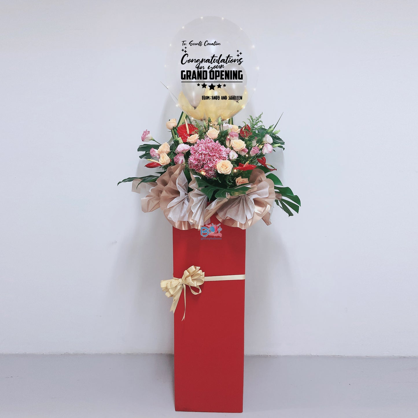 Bling Bling Luxury Grand Opening Flower Stand bloop-balloons.myshopify.com
