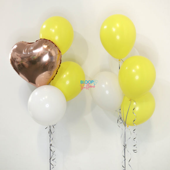 2 Bouquet of Layered Balloons Bouquet - Helium Inflated
